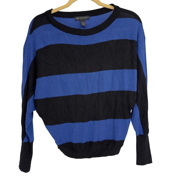 INC International Concepts Sweaters - INC International Concepts‎ Striped Dolman Sleeve Knit Top